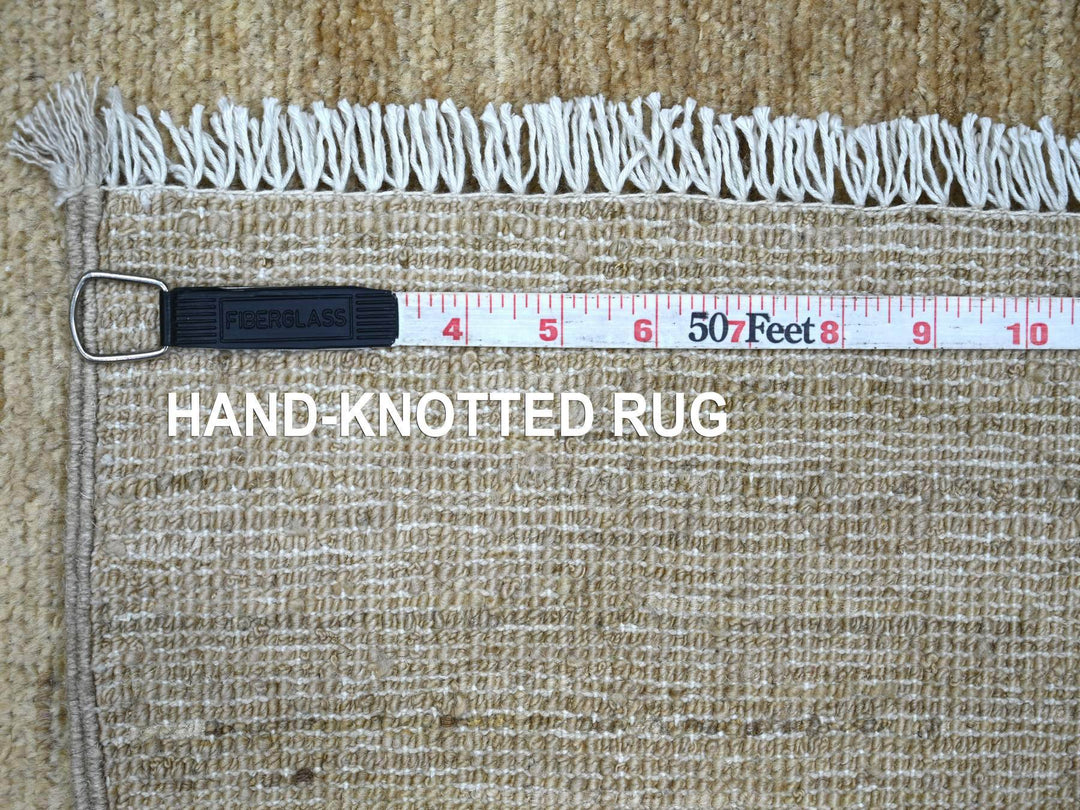 2'6" x 6'0" New Hand Knotted Beige Wool Runner Oriental Rug - MOA10221935