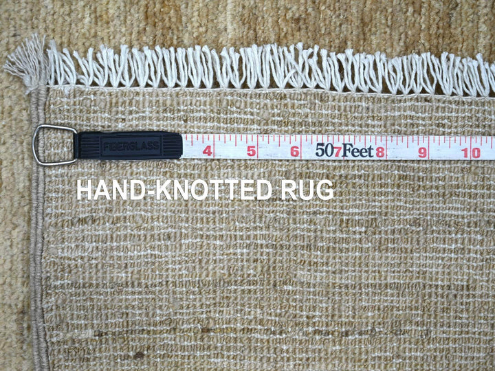 2'6" x 6'0" New Hand Knotted Beige Wool Runner Oriental Rug - MOA10221935