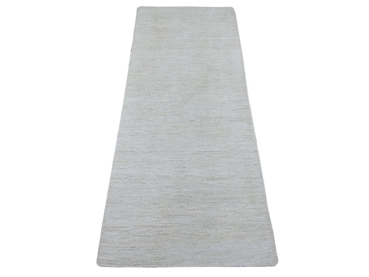 2'4" x 5'10" New Hand Knotted Ivory Wool Runner Oriental Rug - MOA10221937