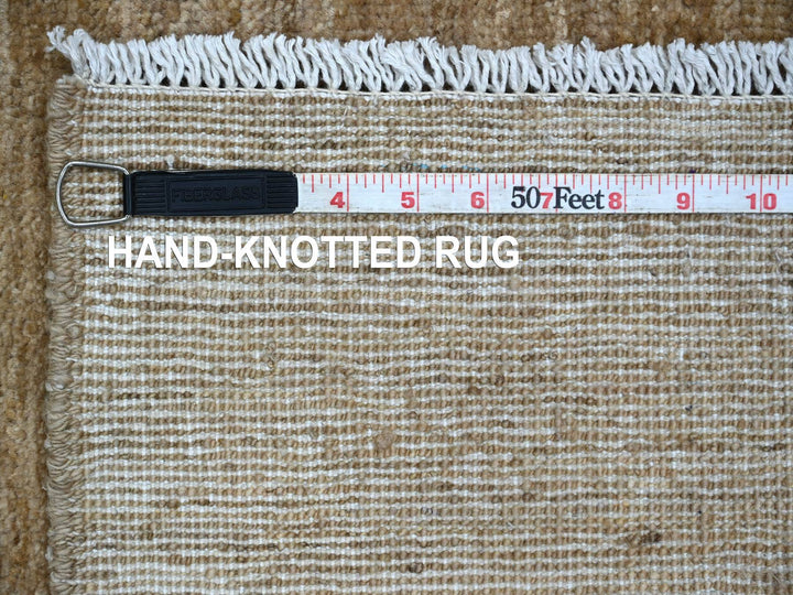 3'0" x 4'11" New Hand Knotted Brown Wool Rectangle Oriental Rug - MOA10221939