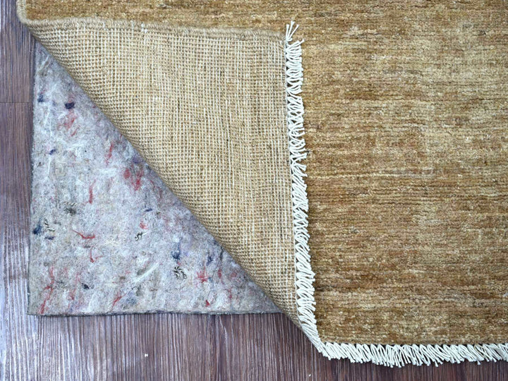 2'1" x 2'10" New Hand Knotted Brown Wool Rectangle Oriental Rug - MOA10221942