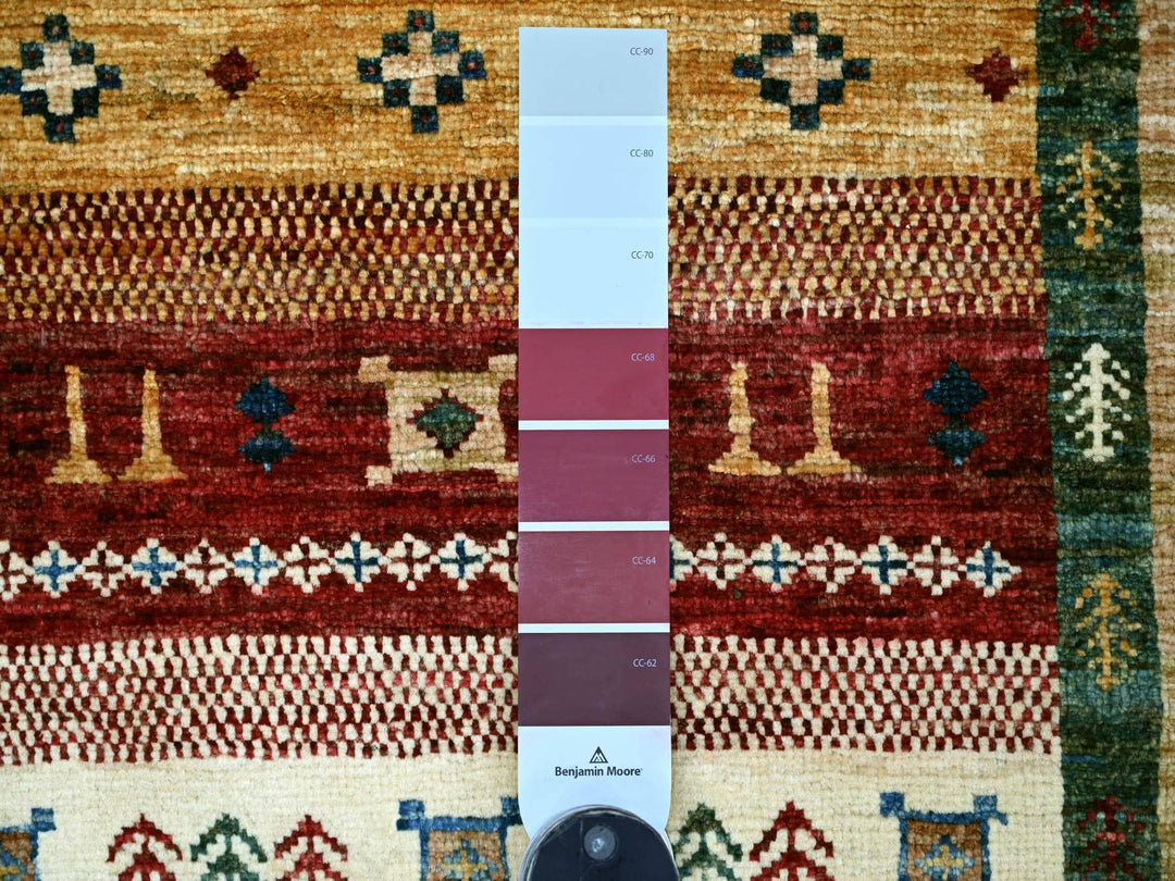 2'9" x 8'7" New Hand Knotted Multicolored Wool Runner Oriental Rug - MOA10221947
