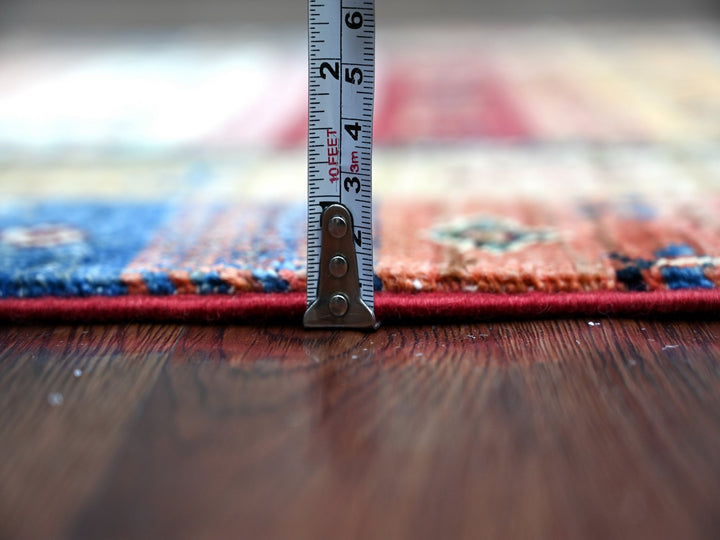 2'9" x 8'7" New Hand Knotted Multicolored Wool Runner Oriental Rug - MOA10221947