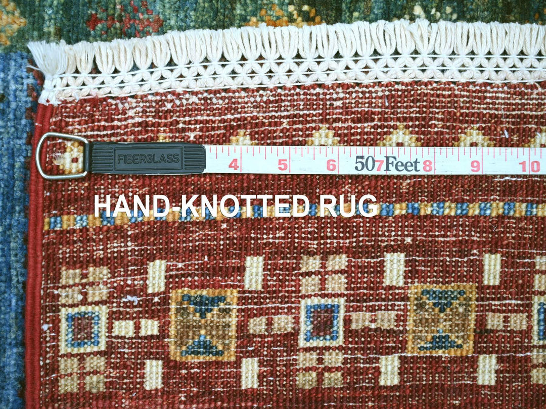 2'9" x 8'7" New Hand Knotted Multicolored Wool Runner Oriental Rug - MOA10221947