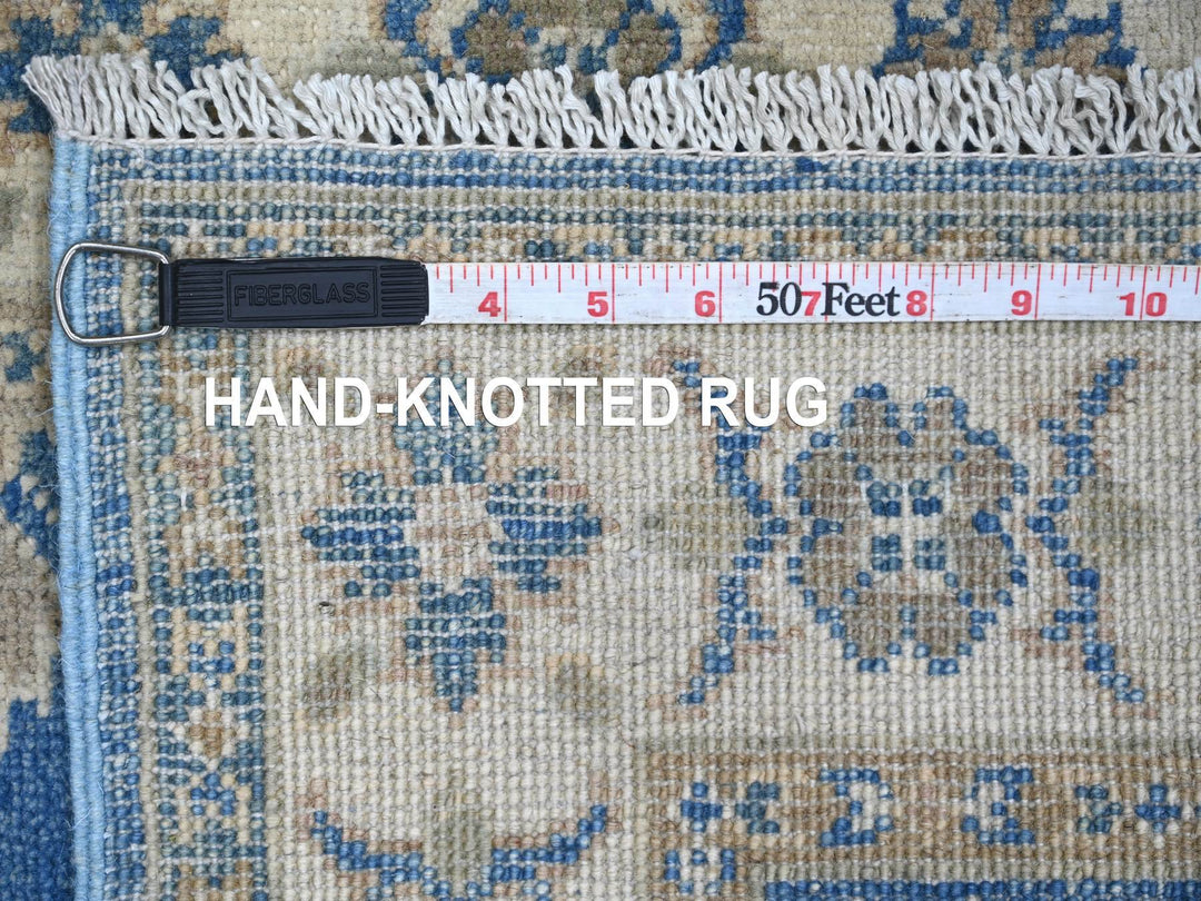 2'0" x 5'6" New Hand Knotted Blue Wool Runner Oriental Rug - MOA10221965