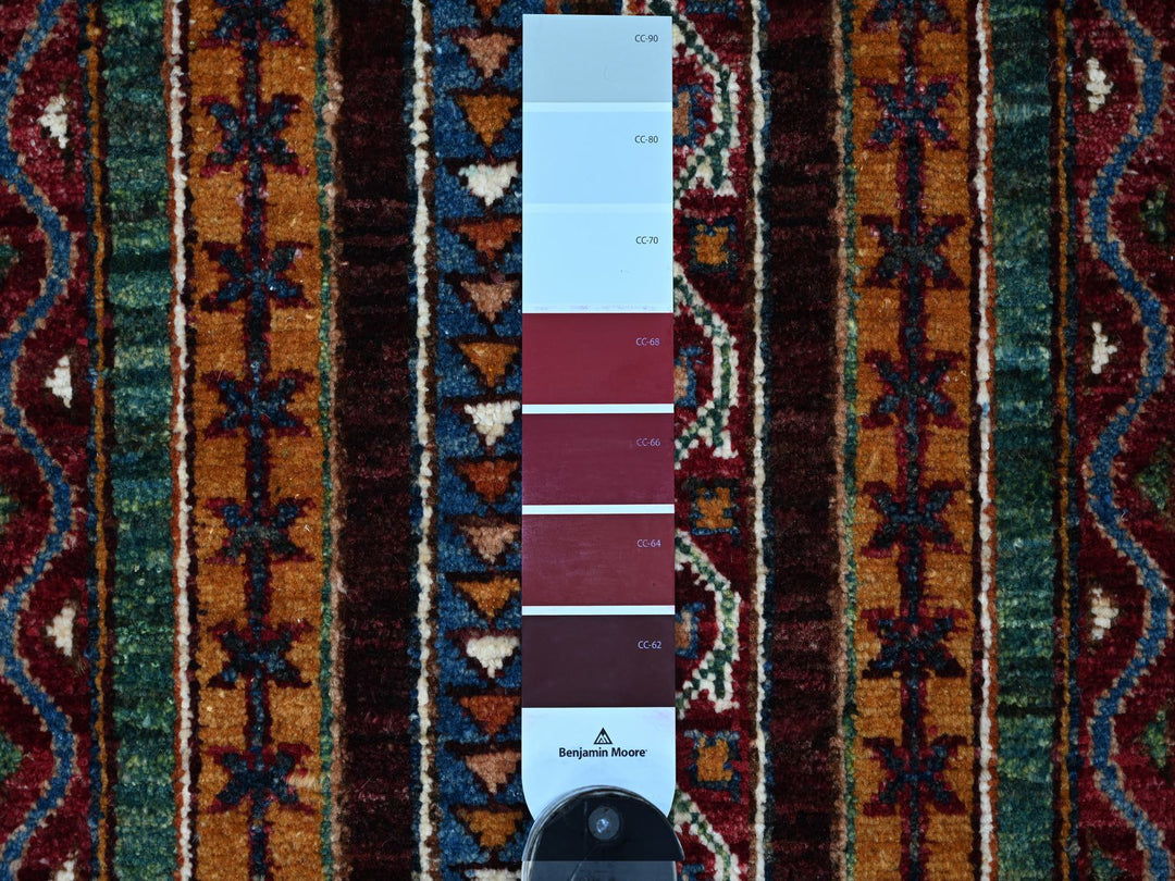 4'4" x 6'0" New Hand Knotted Brown Wool Rectangle Oriental Rug - MOA10221967