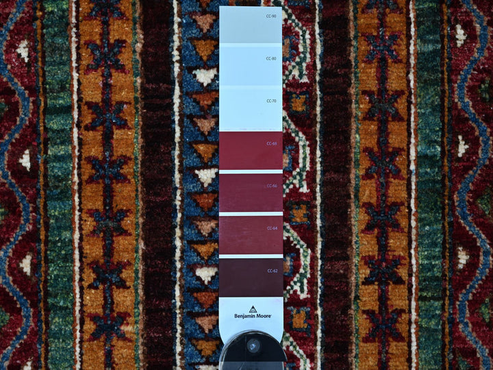 4'4" x 6'0" New Hand Knotted Brown Wool Rectangle Oriental Rug - MOA10221967