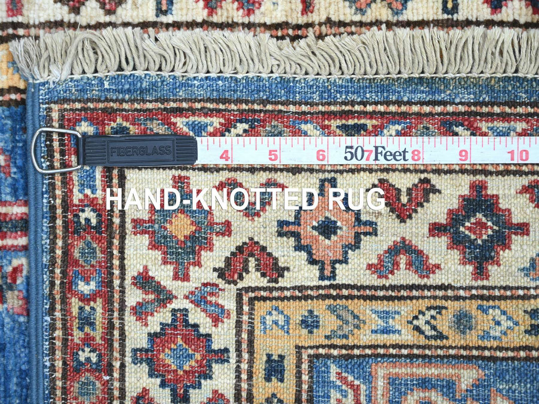 2'1" x 6'0" New Hand Knotted Blue Wool Runner Oriental Rug - MOA10221970