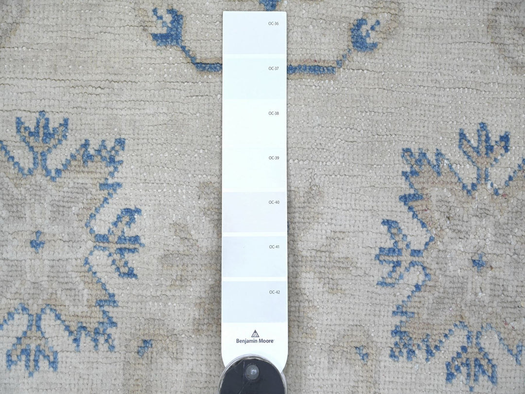 4'0" x 5'8" New Hand Knotted Ivory Wool Rectangle Oriental Rug - MOA10221979