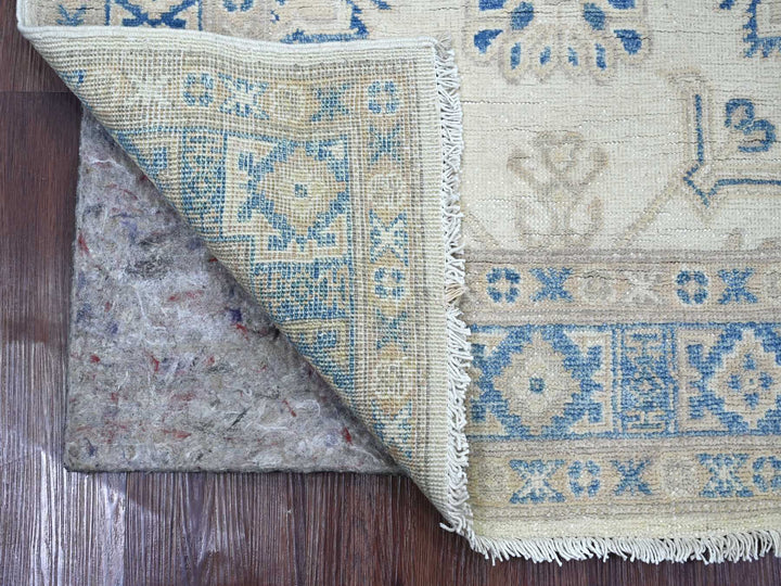 3'0" x 4'10" New Hand Knotted Ivory Wool Rectangle Oriental Rug - MOA10221982
