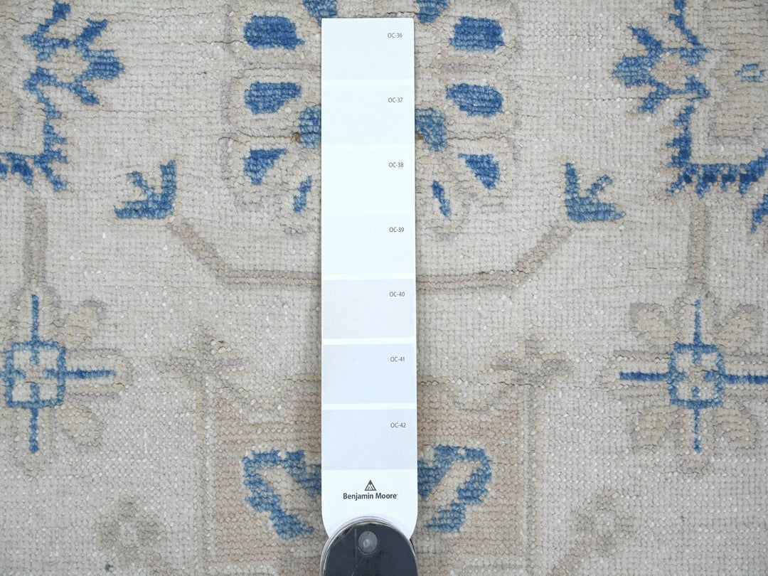 3'0" x 4'10" New Hand Knotted Ivory Wool Rectangle Oriental Rug - MOA10221982