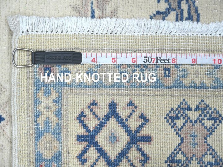 2'11" x 4'10" New Hand Knotted Ivory Wool Rectangle Oriental Rug - MOA10221984