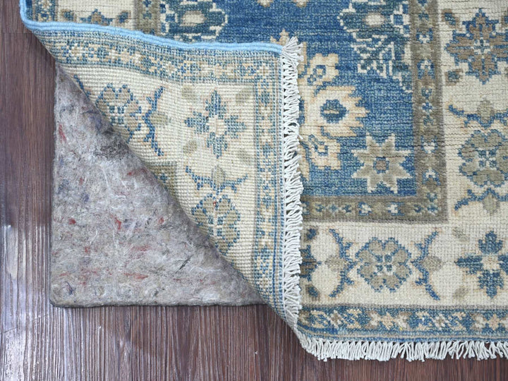 2'0" x 5'8" New Hand Knotted Blue Wool Runner Oriental Rug - MOA10221985