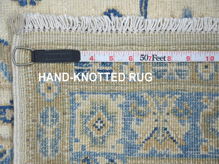 3'0" x 5'3" New Hand Knotted Ivory Wool Rectangle Oriental Rug - MOA10221986