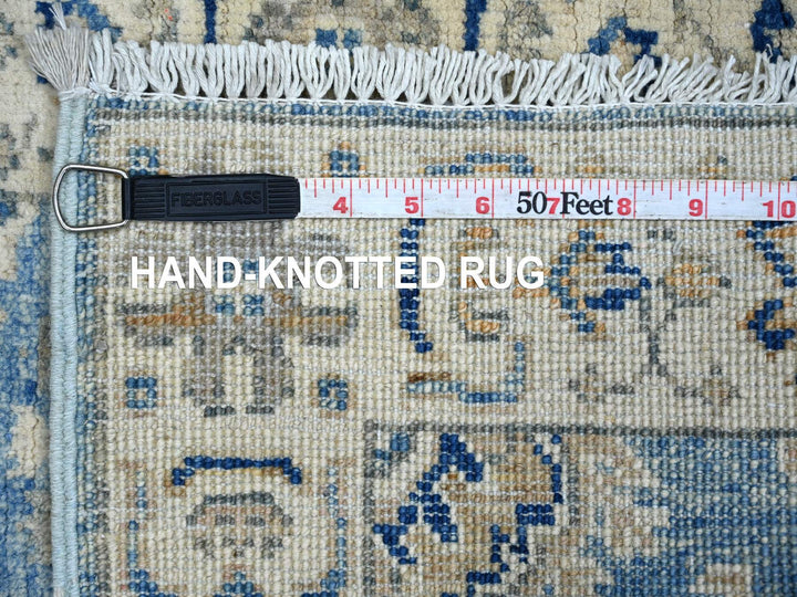 1'11" x 2'9" New Hand Knotted Blue Wool Rectangle Oriental Rug - MOA10221987