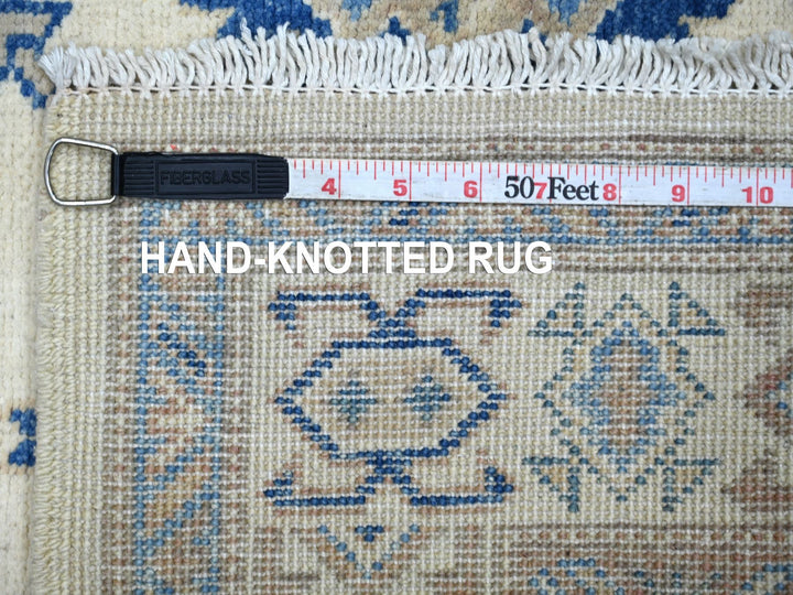 2'10" x 4'8" New Hand Knotted Ivory Wool Rectangle Oriental Rug - MOA10221988