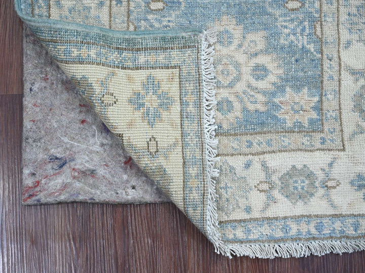 2'0" x 6'1" New Hand Knotted Blue Wool Runner Oriental Rug - MOA10221991