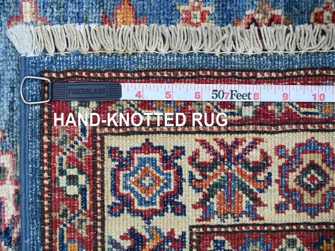 2'9" x 4'1" New Hand Knotted Blue Wool Rectangle Oriental Rug - MOA10222004