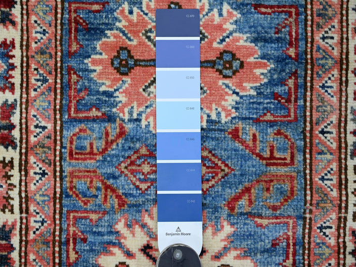 2'0" x 5'11" New Hand Knotted Blue Wool Runner Oriental Rug - MOA10222006