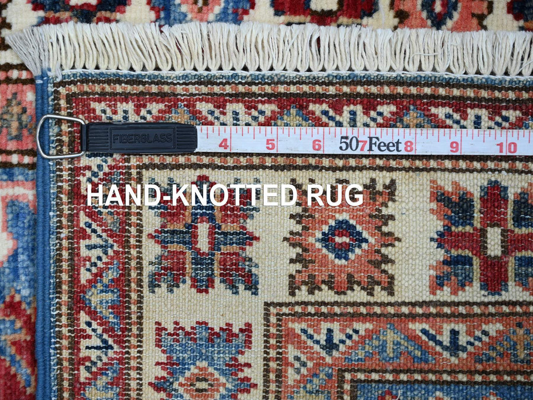 2'0" x 5'11" New Hand Knotted Blue Wool Runner Oriental Rug - MOA10222006