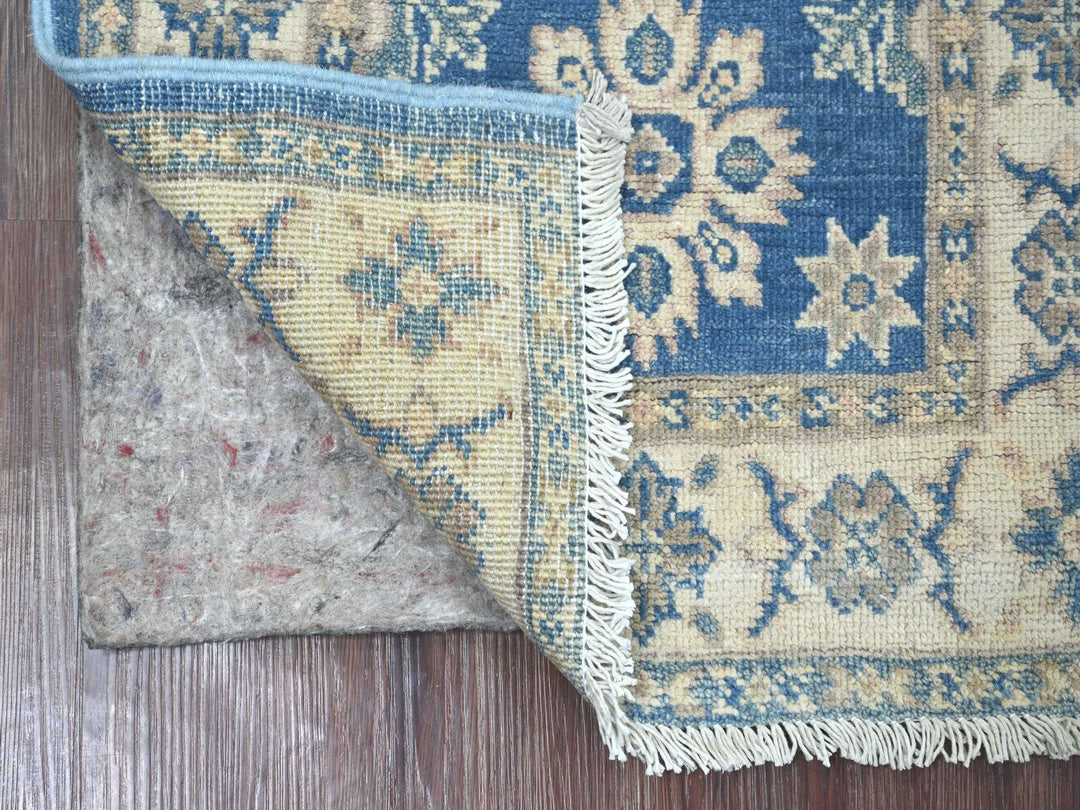 2'0" x 5'8" New Hand Knotted Blue Wool Runner Oriental Rug - MOA10222008