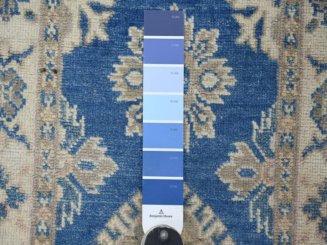 2'0" x 5'8" New Hand Knotted Blue Wool Runner Oriental Rug - MOA10222008