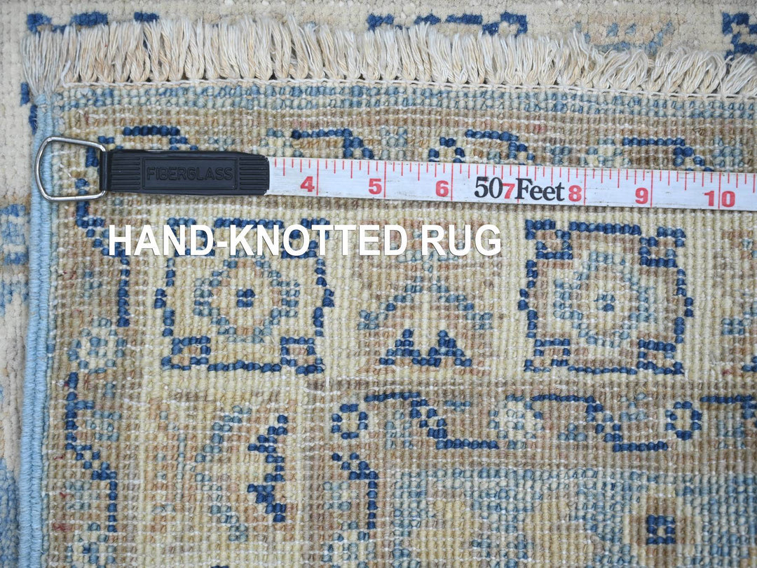 1'11" x 2'11" New Hand Knotted Blue Wool Rectangle Oriental Rug - MOA10222009