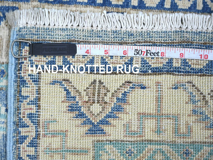 1'10" x 2'9" New Hand Knotted Blue Wool Rectangle Oriental Rug - MOA10222011