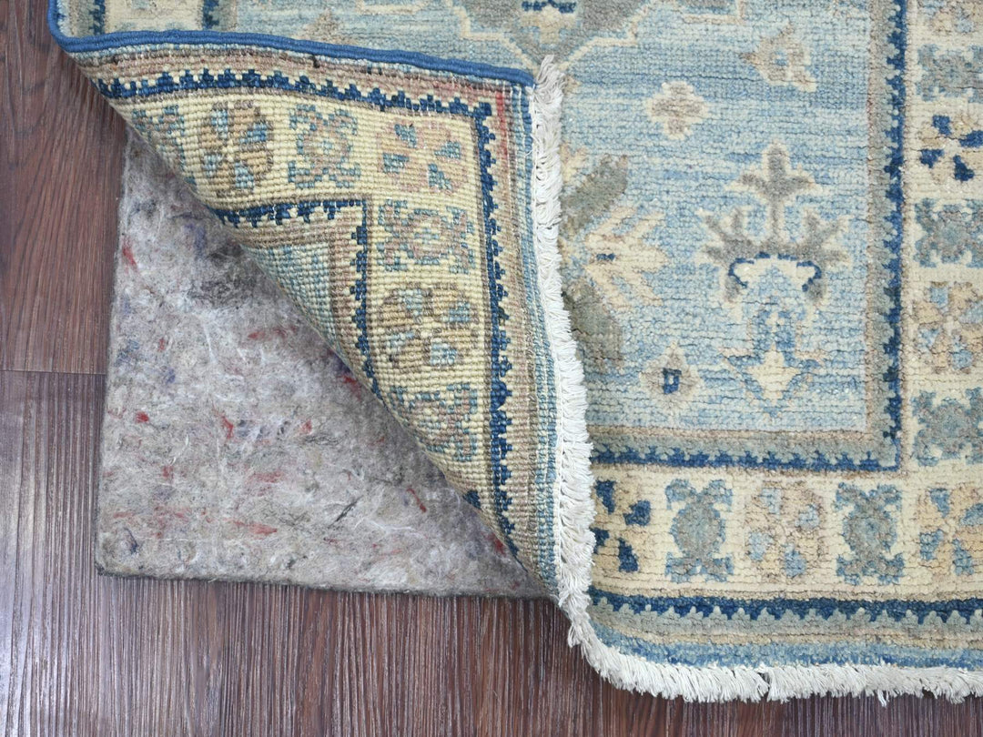 2'0" x 2'11" New Hand Knotted Blue Wool Rectangle Oriental Rug - MOA10222016