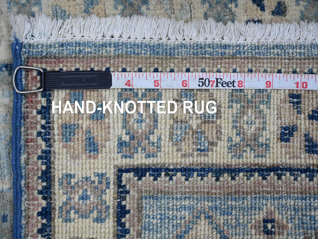 2'0" x 2'11" New Hand Knotted Blue Wool Rectangle Oriental Rug - MOA10222016