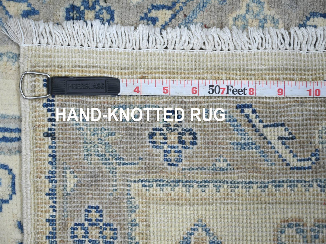 1'10" x 2'9" New Hand Knotted Ivory Wool Rectangle Oriental Rug - MOA10222018