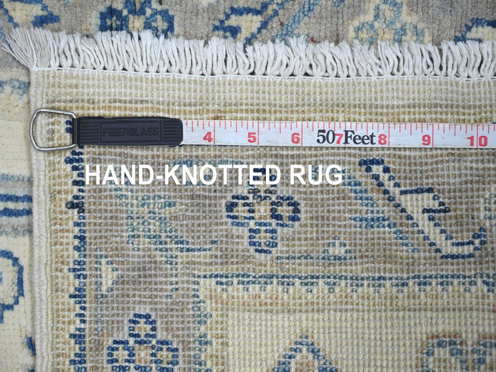 1'10" x 2'9" New Hand Knotted Ivory Wool Rectangle Oriental Rug - MOA10222018
