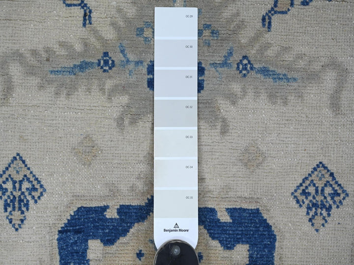 2'11" x 4'9" New Hand Knotted Ivory Wool Rectangle Oriental Rug - MOA10222019