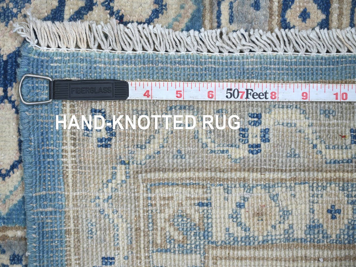 5'11" x 8'5" New Hand Knotted Blue Wool Rectangle Oriental Rug - MOA10222021