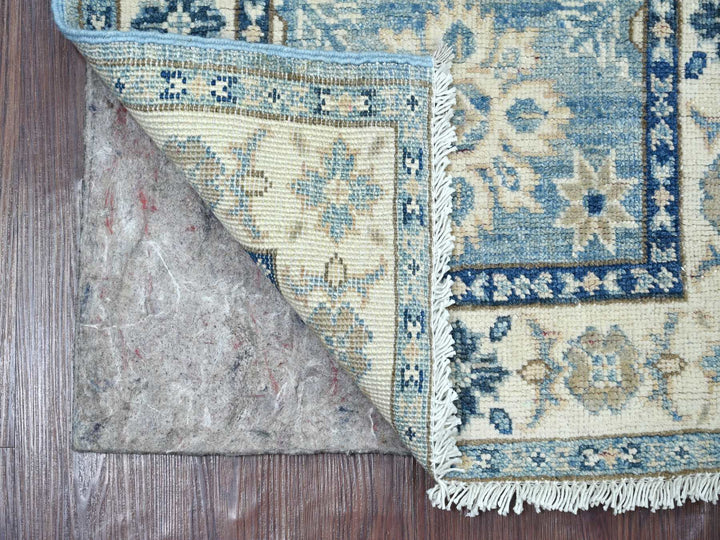2'1" x 6'0" New Hand Knotted Blue Wool Runner Oriental Rug - MOA10222023