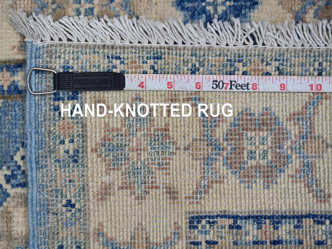 2'1" x 6'0" New Hand Knotted Blue Wool Runner Oriental Rug - MOA10222023