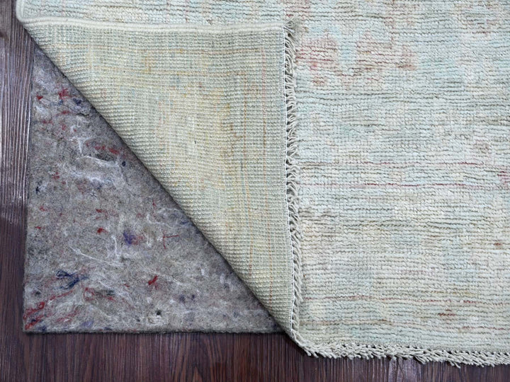 2'8" x 13'8" New Hand Knotted Blue Wool Runner Oriental Rug - MOA10222024