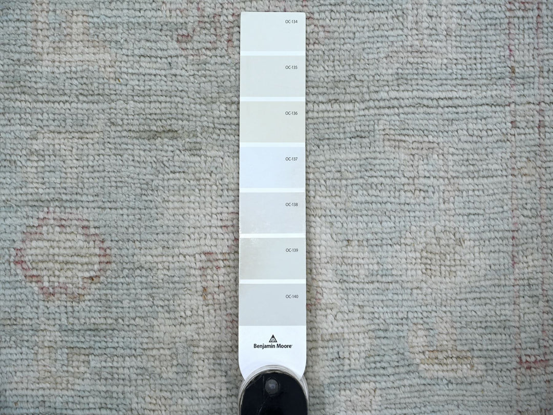 2'8" x 13'8" New Hand Knotted Blue Wool Runner Oriental Rug - MOA10222024