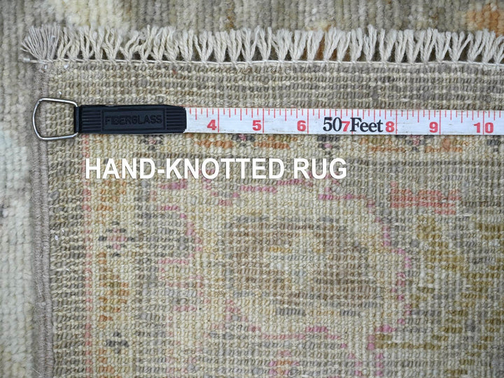 3'0" x 19'0" New Hand Knotted Brown Wool Runner Oriental Rug - MOA10222027