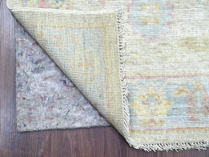 2'8" x 13'11" New Hand Knotted Grey Wool Runner Oriental Rug - MOA10222029