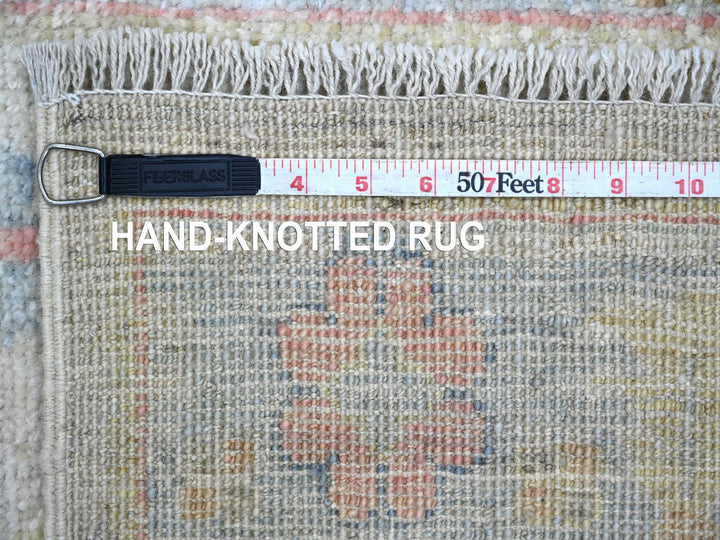 2'8" x 13'11" New Hand Knotted Grey Wool Runner Oriental Rug - MOA10222029