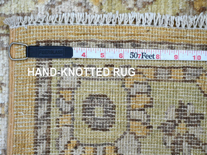 2'11" x 13'6" New Hand Knotted Brown Wool Runner Oriental Rug - MOA10222030