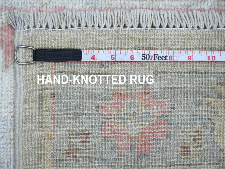 2'9" x 17'3" New Hand Knotted Grey Wool Runner Oriental Rug - MOA10222032
