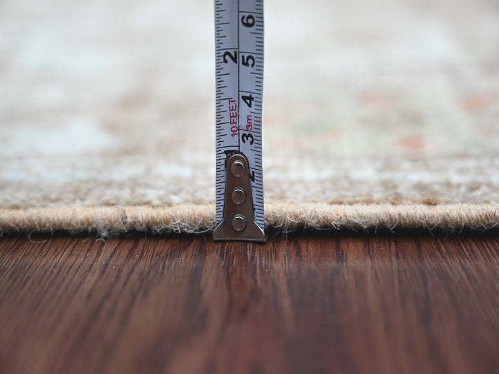 2'10" x 5'11" New Hand Knotted Brown Wool Runner Oriental Rug - MOA10222033