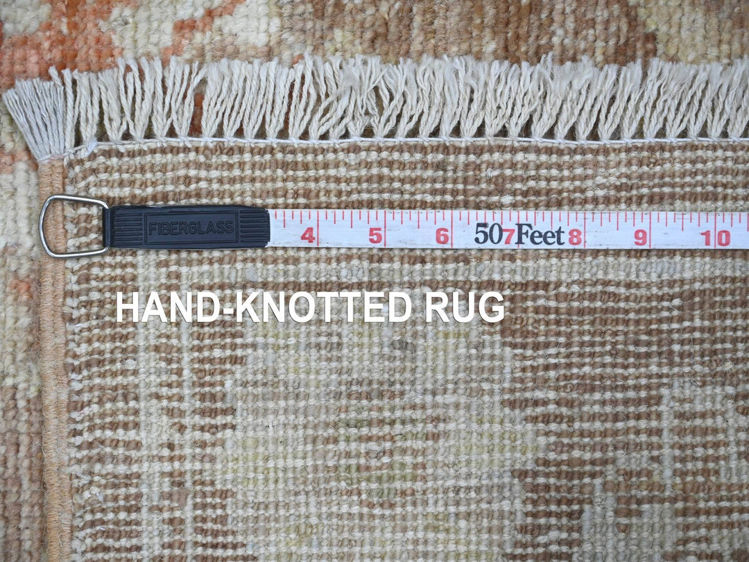 2'10" x 5'11" New Hand Knotted Brown Wool Runner Oriental Rug - MOA10222033