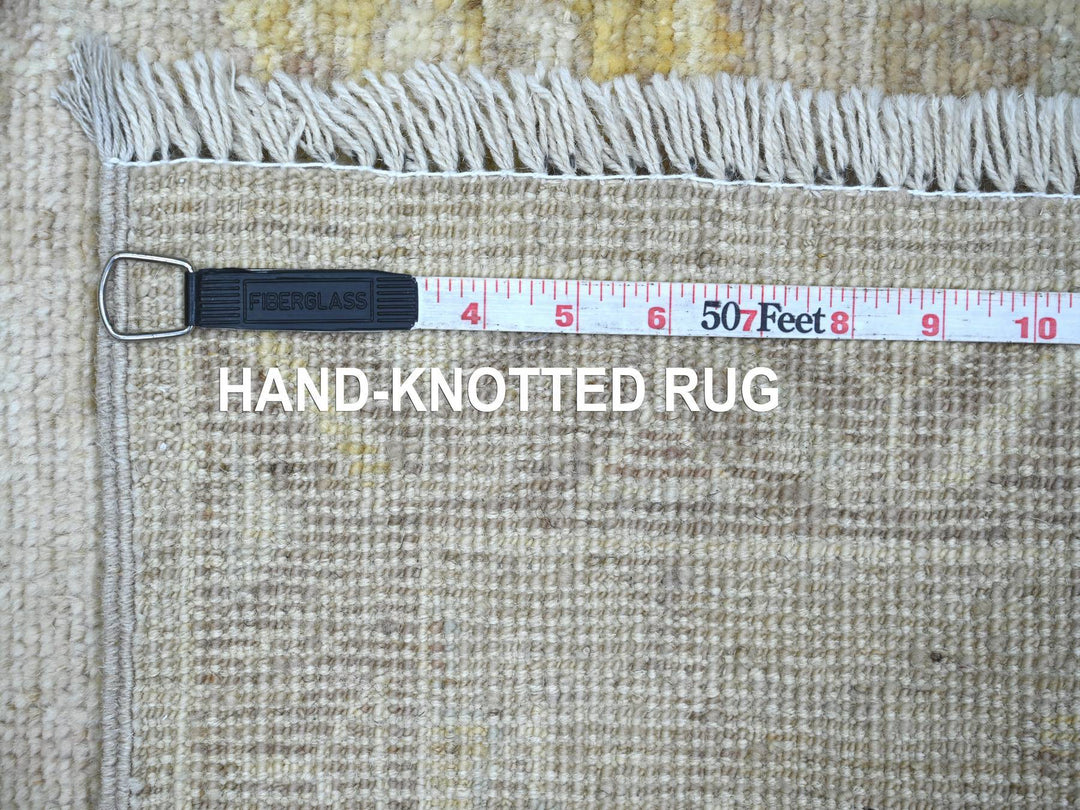 2'1" x 5'11" New Hand Knotted Brown Wool Runner Oriental Rug - MOA10222053