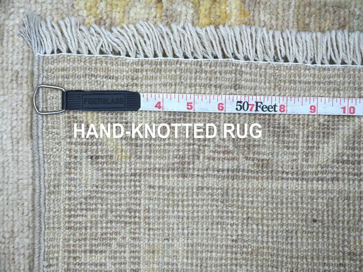 2'1" x 5'11" New Hand Knotted Brown Wool Runner Oriental Rug - MOA10222053