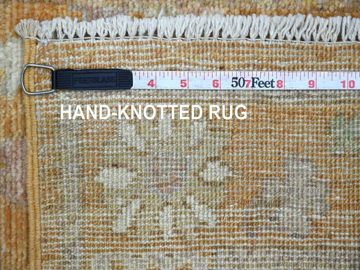 2'7" x 13'5" New Hand Knotted Brown Wool Runner Oriental Rug - MOA10222055