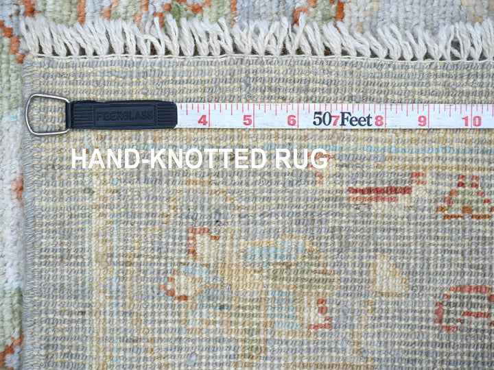 2'8" x 5'11" New Hand Knotted Blue Wool Runner Oriental Rug - MOA10222058