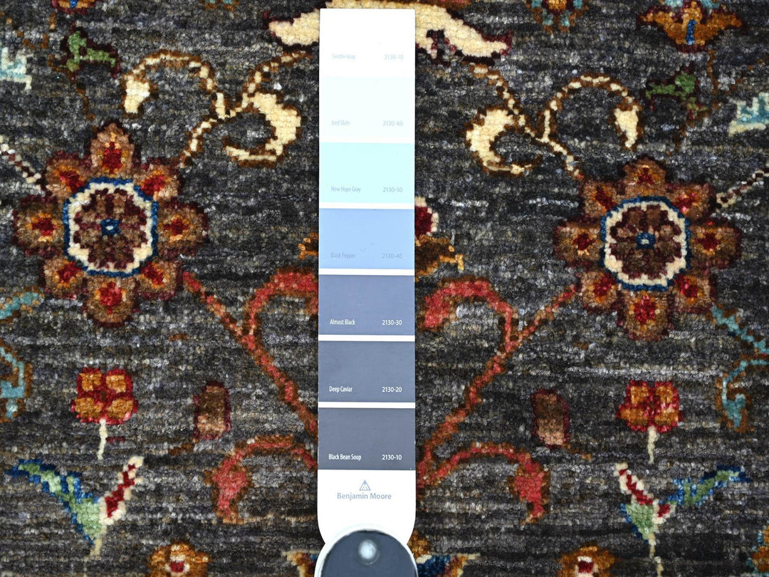 3'0" x 4'1" New Hand Knotted Brown Wool Rectangle Oriental Rug - MOA10222066